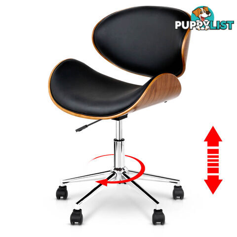 PU Leather Curved Office Chair