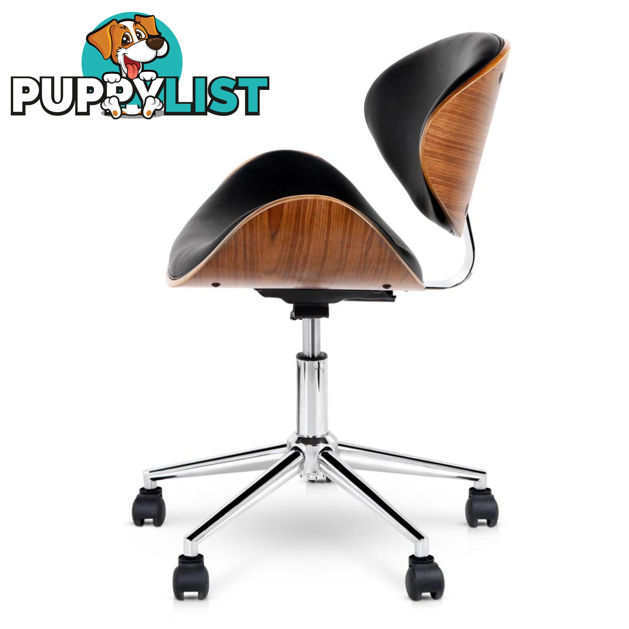 PU Leather Curved Office Chair