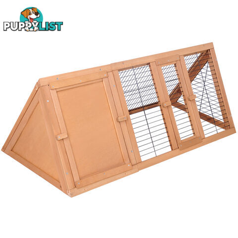 Rabbit Hutch Guinea Pig Chicken Ferret Cage Triangle