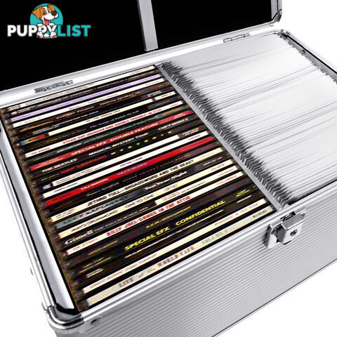 Aluminium CD DVD Bluray Storage Case Box 240 Discs SL