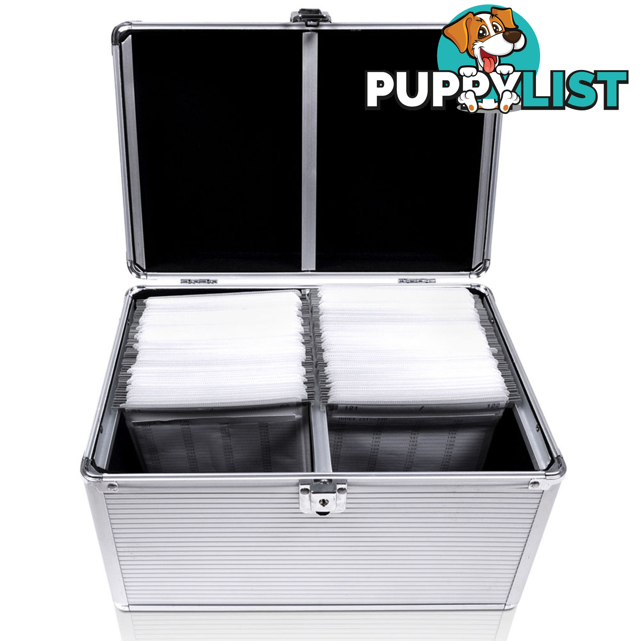 Aluminium CD DVD Bluray Storage Case Box 240 Discs SL