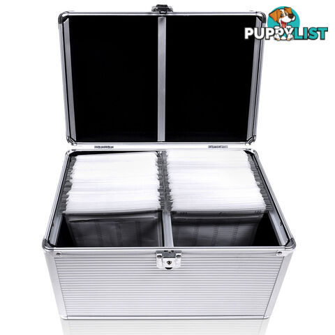 Aluminium CD DVD Bluray Storage Case Box 240 Discs SL