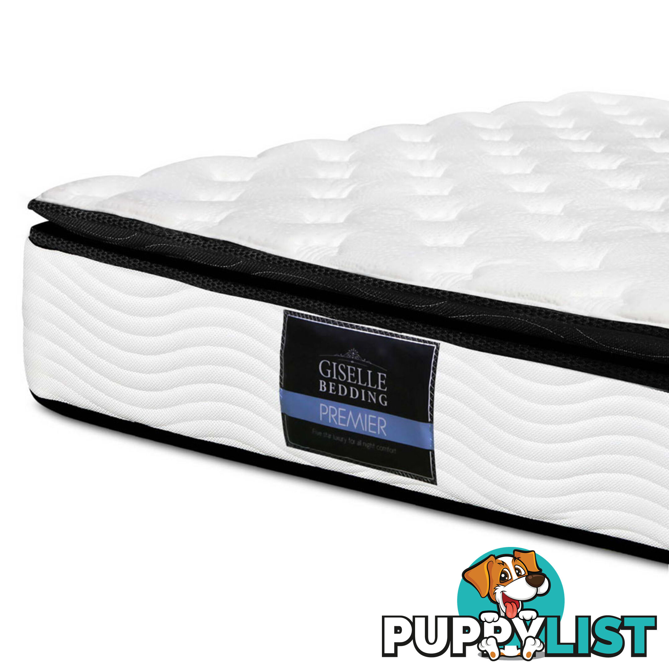 Latex Pillow Top Pocket Spring Mattress Queen