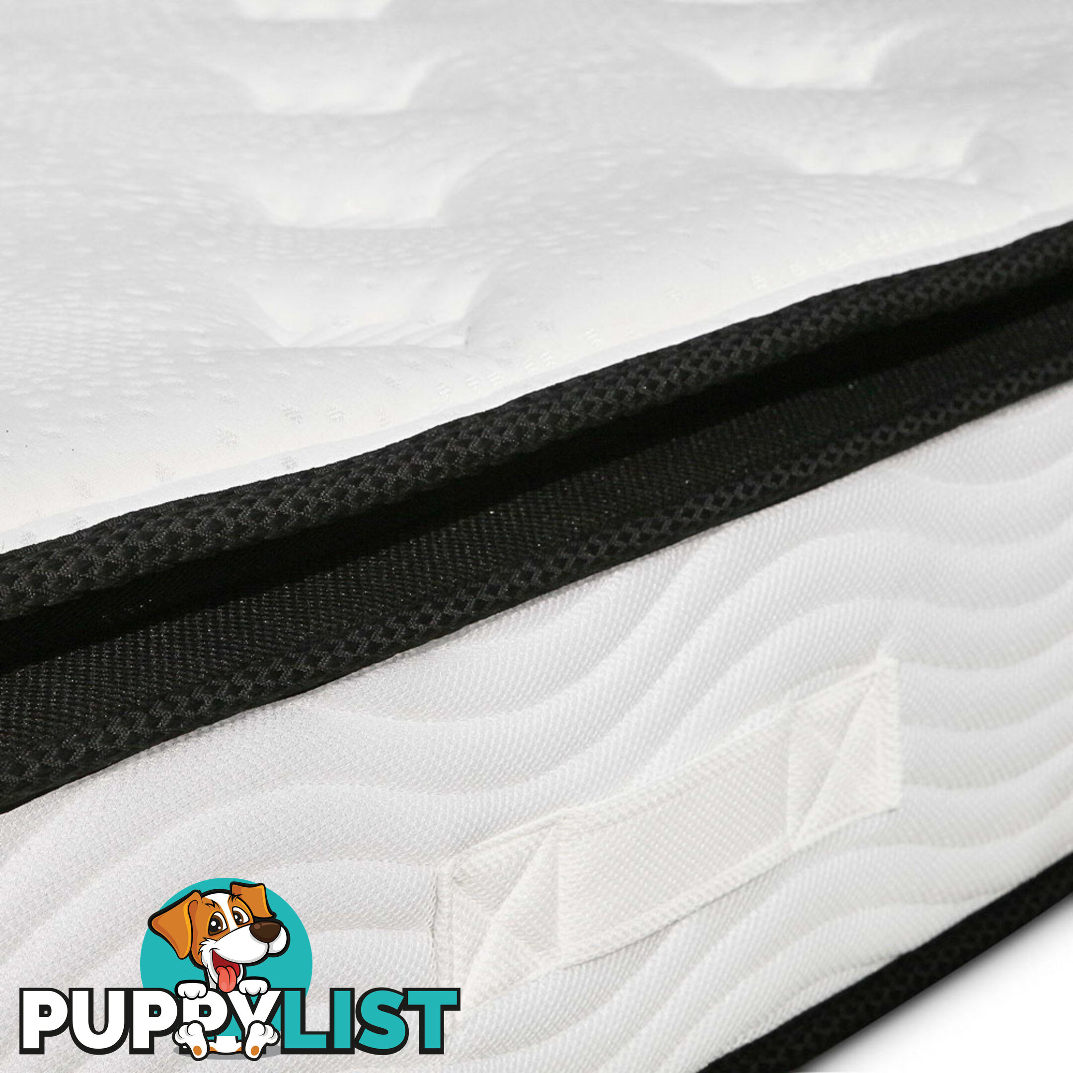 Latex Pillow Top Pocket Spring Mattress Queen