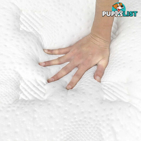 Latex Pillow Top Pocket Spring Mattress Queen