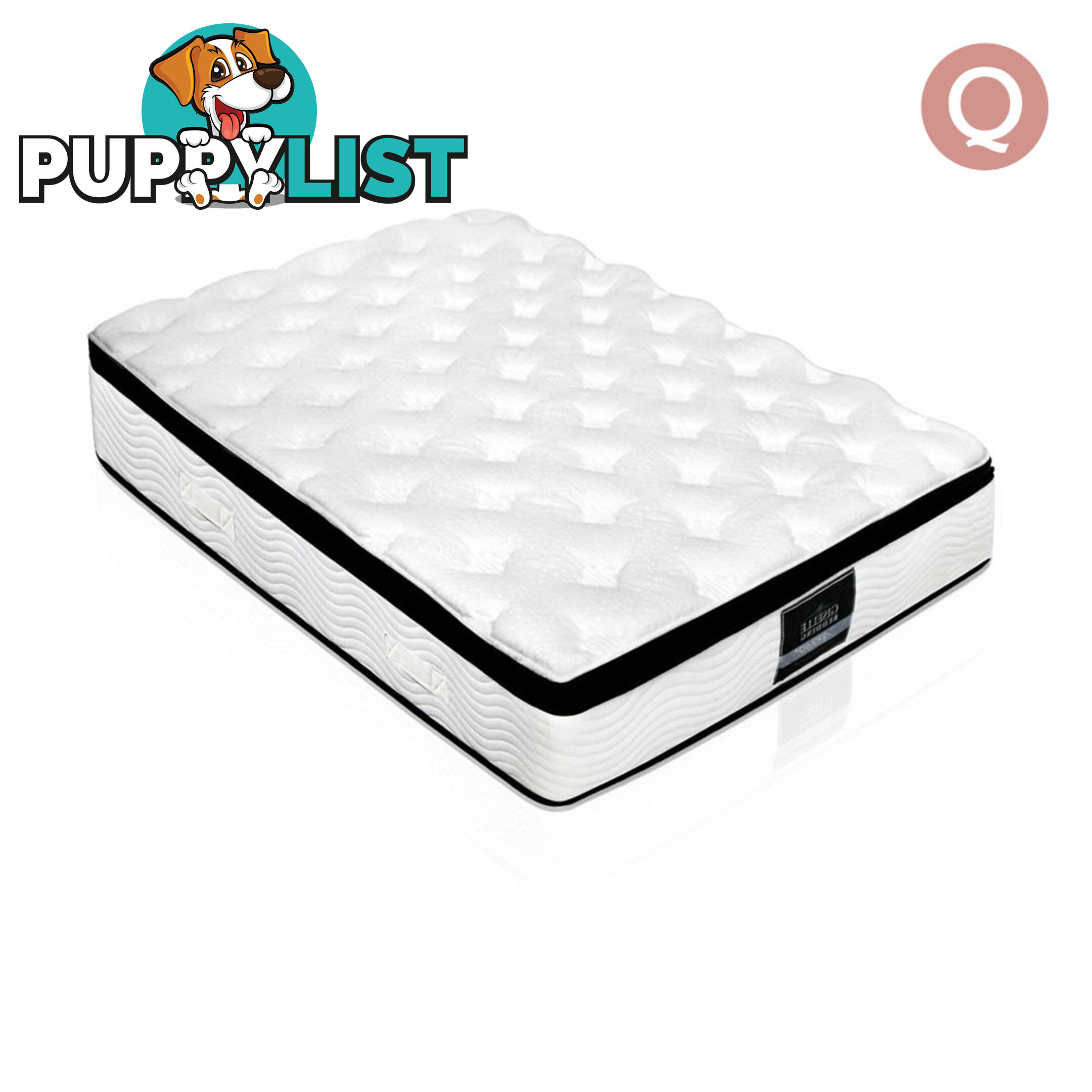 Latex Pillow Top Pocket Spring Mattress Queen