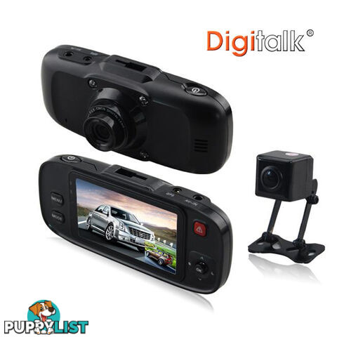 Dual Camera In-Car Digital Video Recorder (DVR)