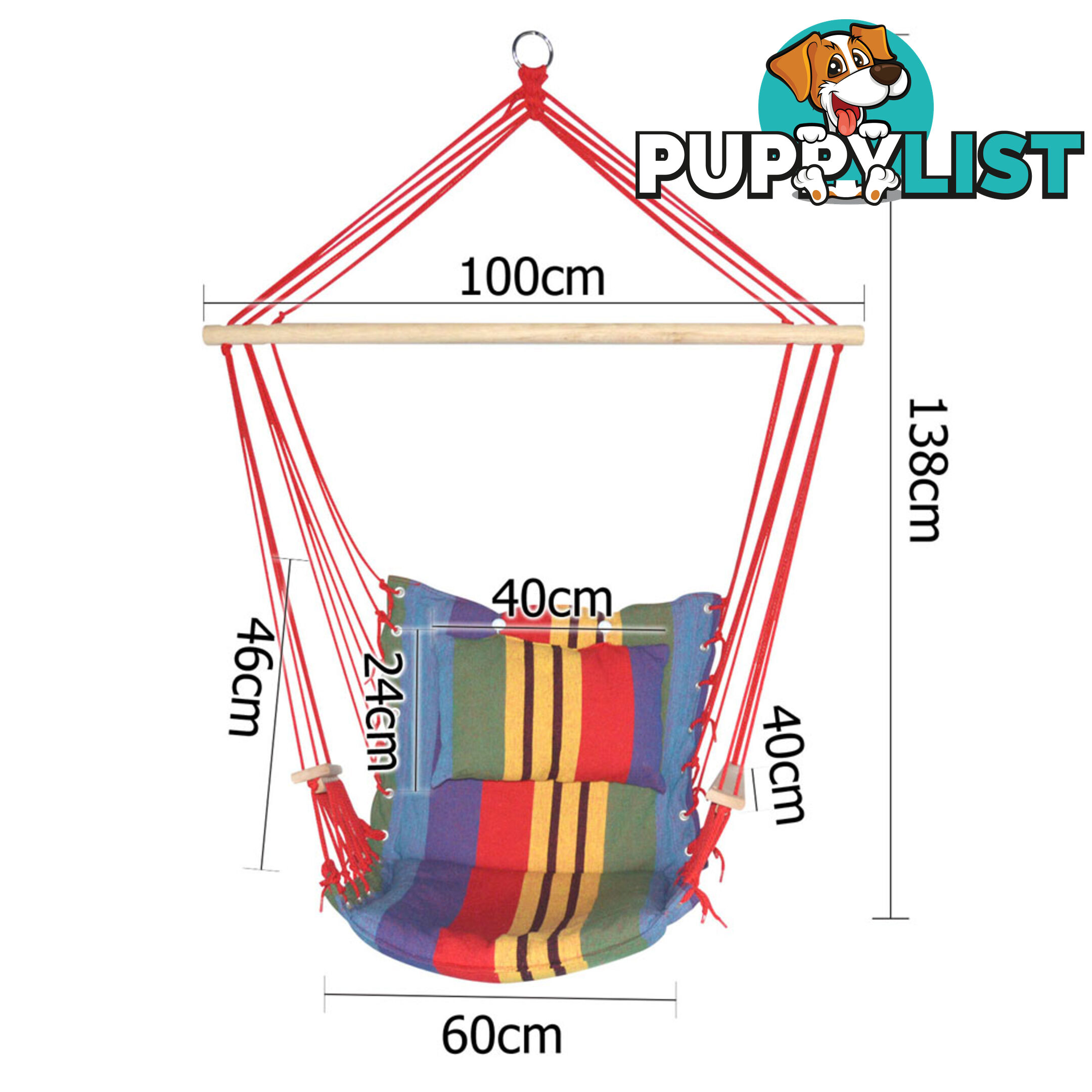 Hammock Swing Chair Multi-colour