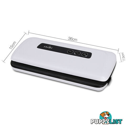 Vacuum Food Sealer Machine - White