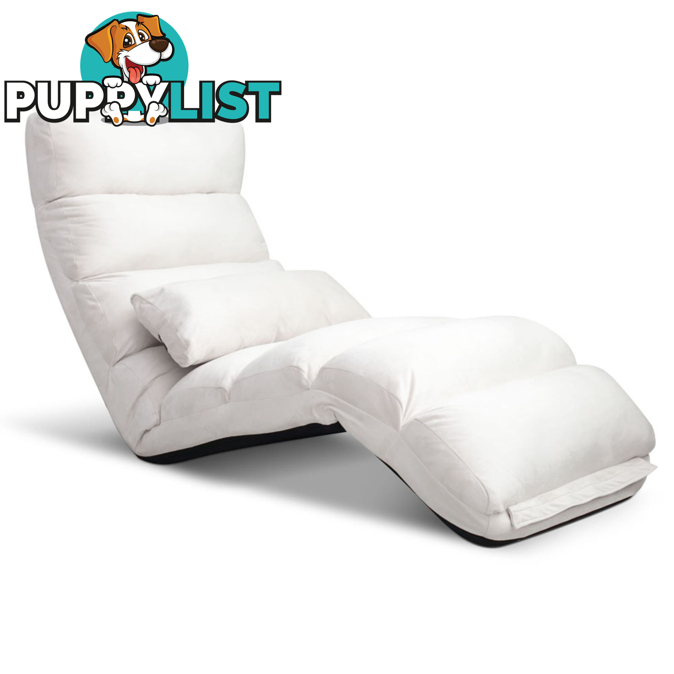 Lounge Sofa Chair - 75 Adjustable Angles _ÑÐ Ivory