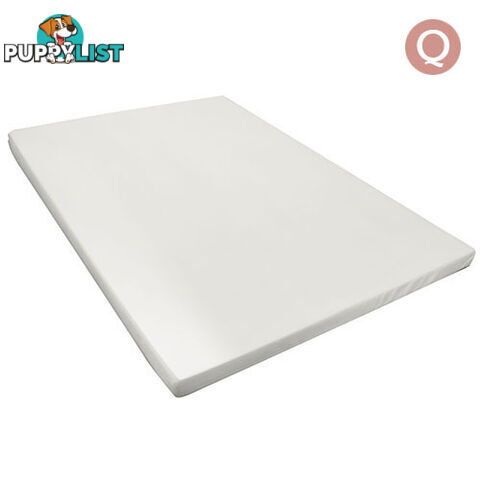 Visco Elastic Memory Foam Mattress Topper 8cm Thick Queen