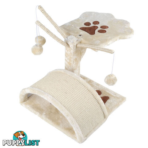 Cat Scratching Poles Post Furniture Tree House Beige