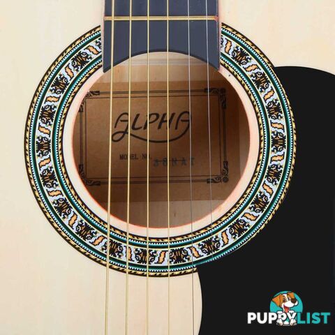 38 Inch Wooden Acoustic Guitar Natural