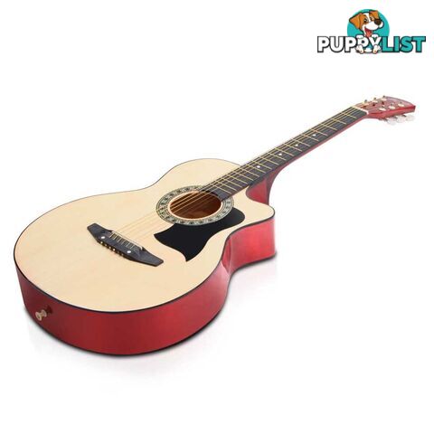 38 Inch Wooden Acoustic Guitar Natural