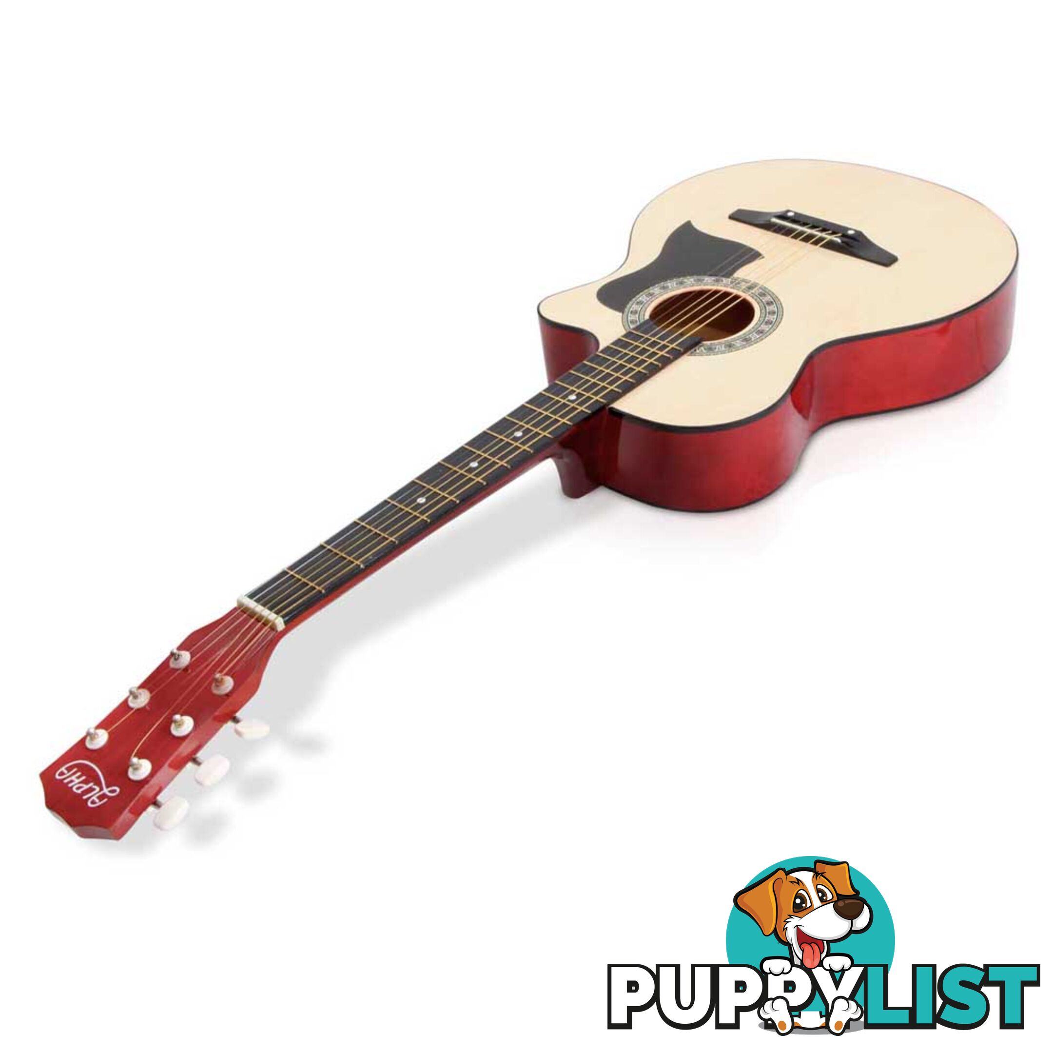 38 Inch Wooden Acoustic Guitar Natural