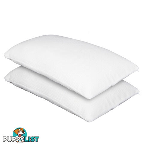 Set of 2 Deluxe Shredded Memory Foam Pillows