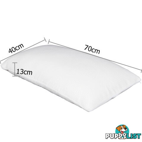 Set of 2 Deluxe Shredded Memory Foam Pillows