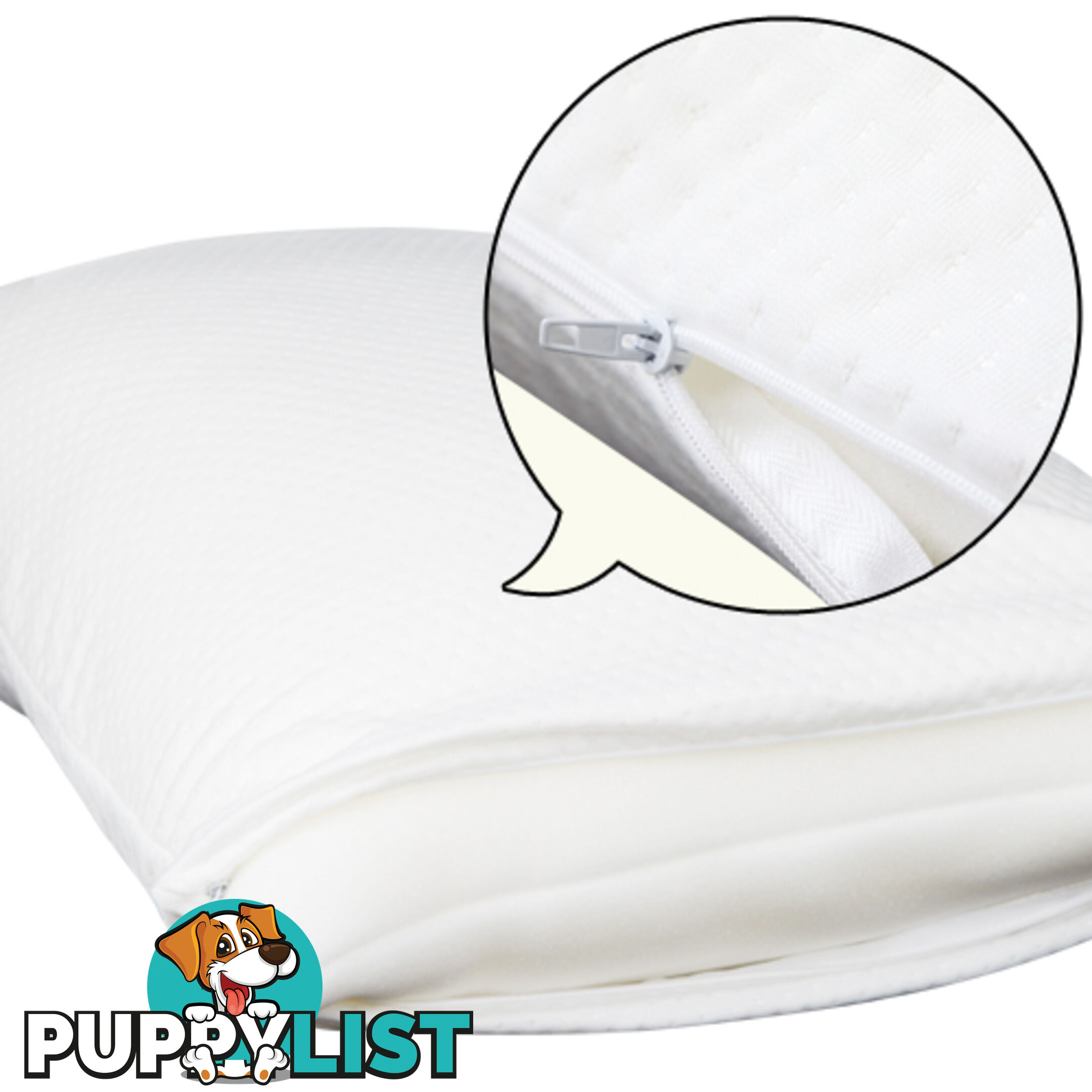 Set of 2 Deluxe Shredded Memory Foam Pillows