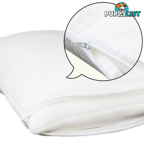 Set of 2 Deluxe Shredded Memory Foam Pillows