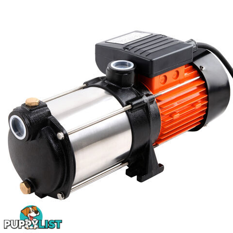 Multi Stage High Pressure Self Priming Water Pump 1000W 6600L/H