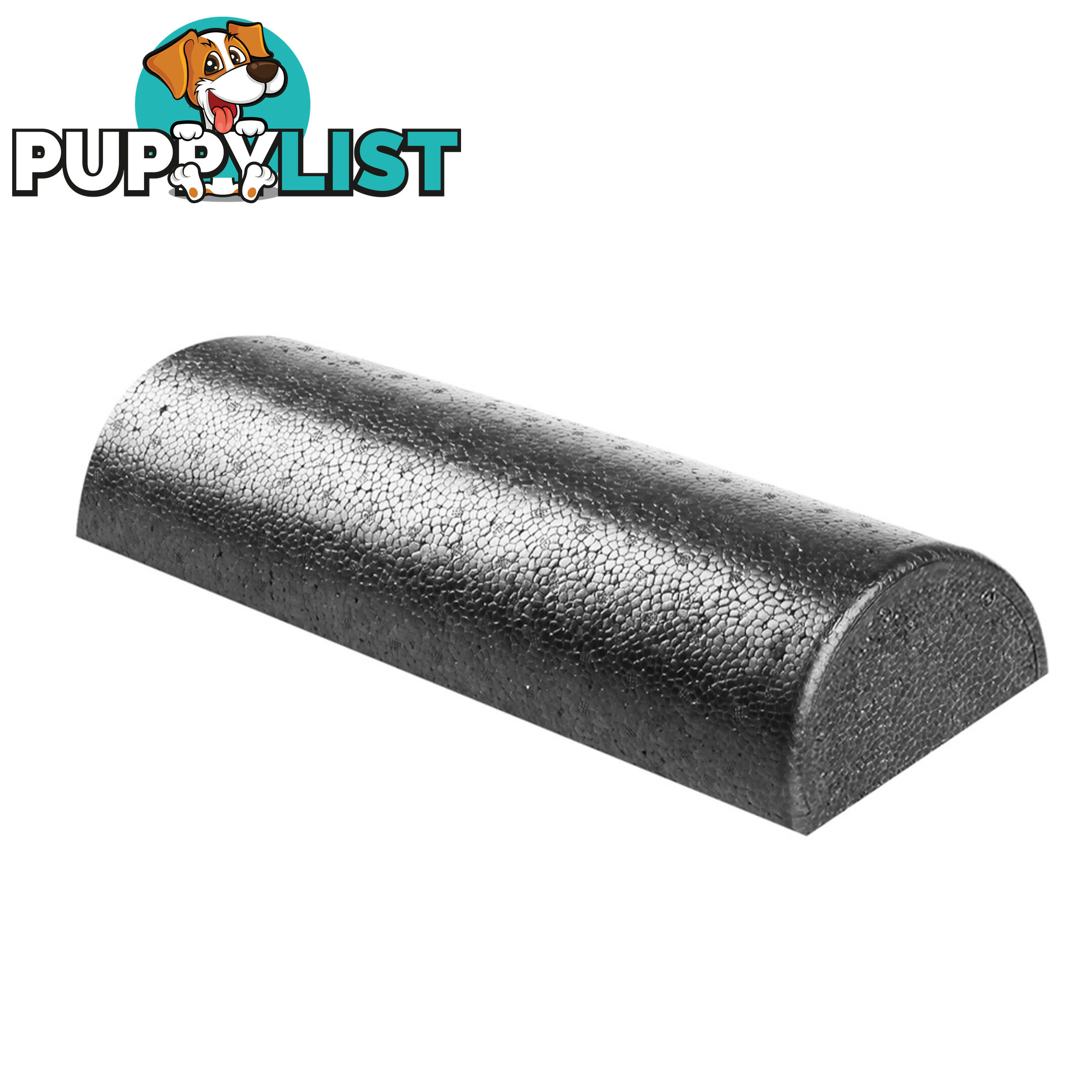 Yoga Gym Pilates EPP Stick Foam Roller Black 30 x 15cm