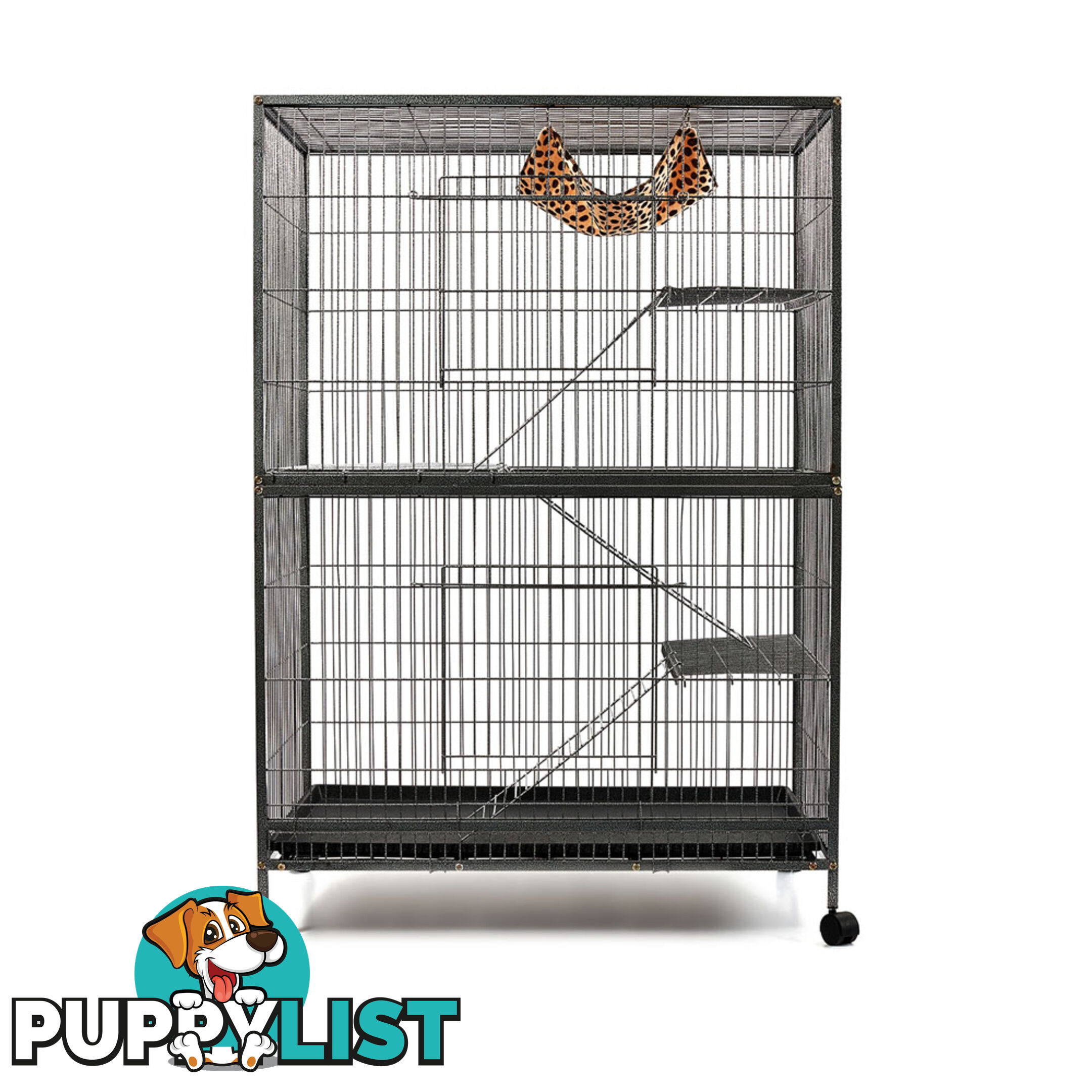 3 Level Cat Ferret Hamster Rat Bird Cage Aviary