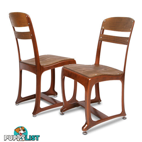 Set of 2 Replica Eton Dining Chairs - Copper