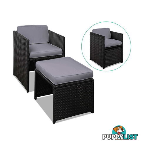 Capetown Dining 10 Seater Set _ÑÐ Black & Grey