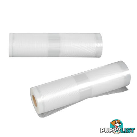 Set of 10 Vacuum Food Sealer Storage Rolls 6m x 22cm