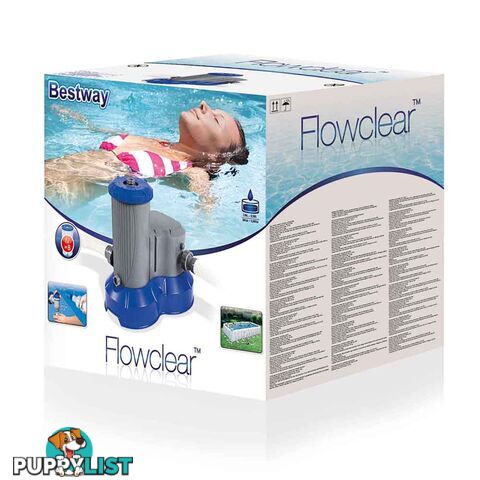 FlowClear 9,436L/H Water Flow Rate with Filter Cartridge