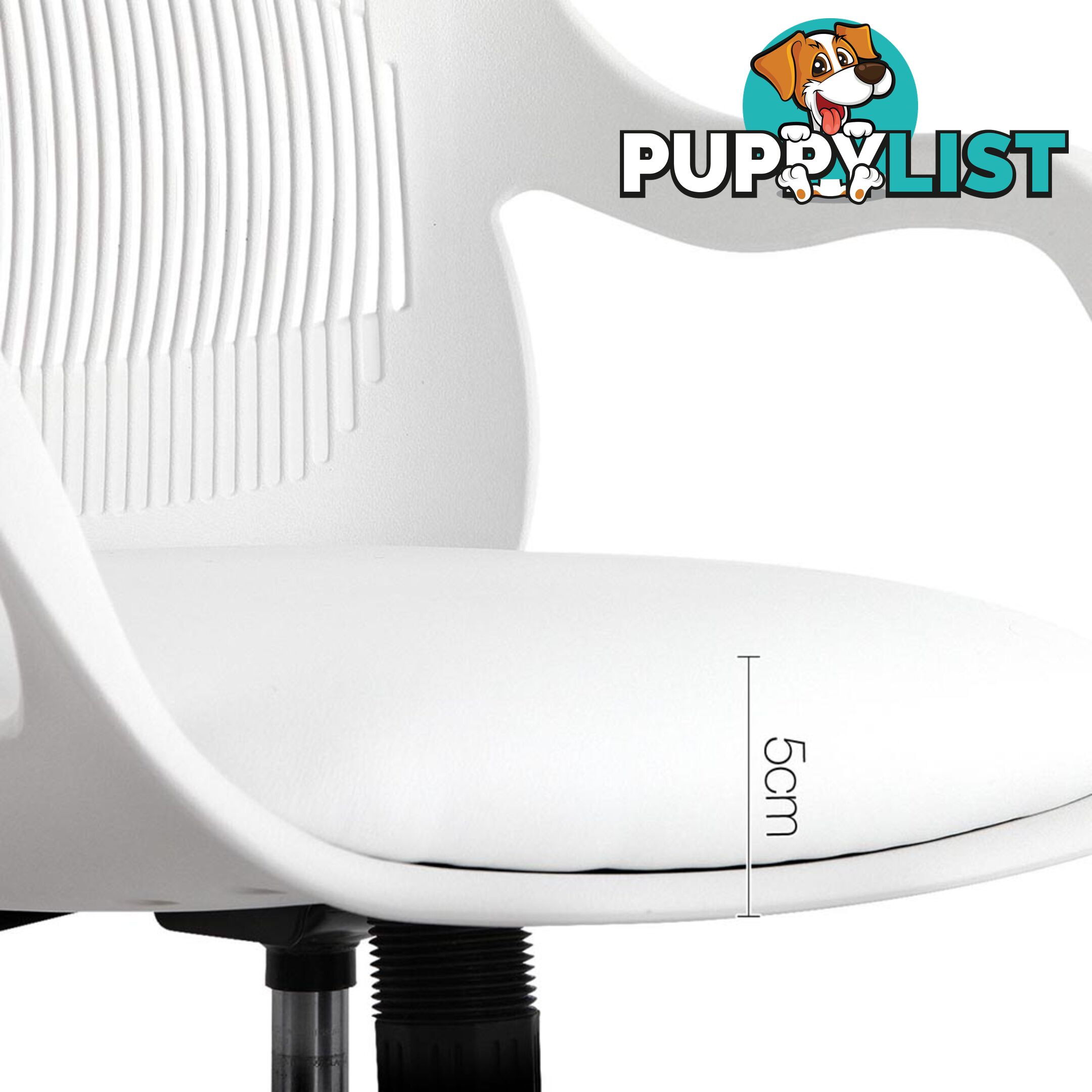 Modern Office Desk Chair  - White