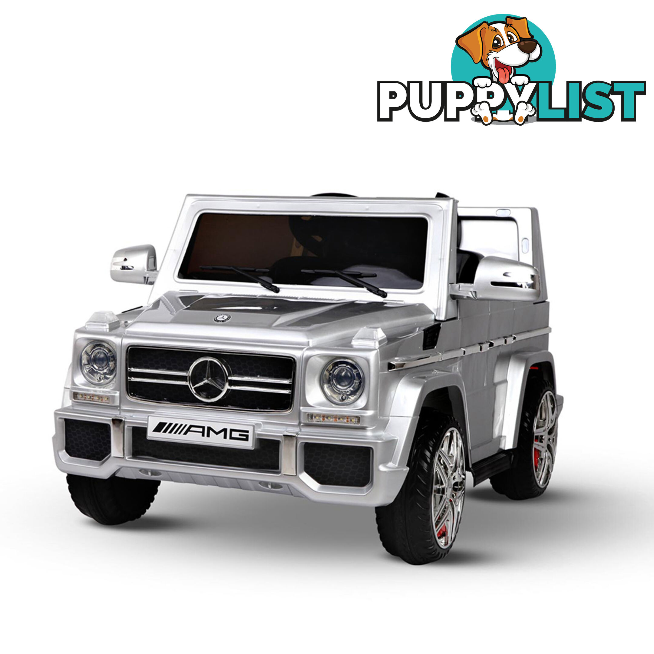 Kids Ride on Car with Remote Control Silver