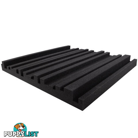 Set of 10 Studio Acoustic Foam Black