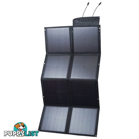 12V 120W Black Silicon Solar Panel Foldable Generator Power Mono Charging Kit