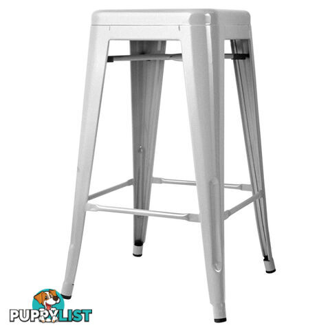 Set of 4 Replica Tolix Kitchen Bar Stool 66cm Metal