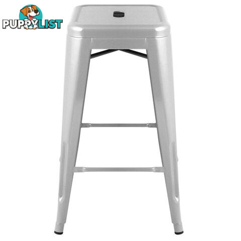 Set of 4 Replica Tolix Kitchen Bar Stool 66cm Metal