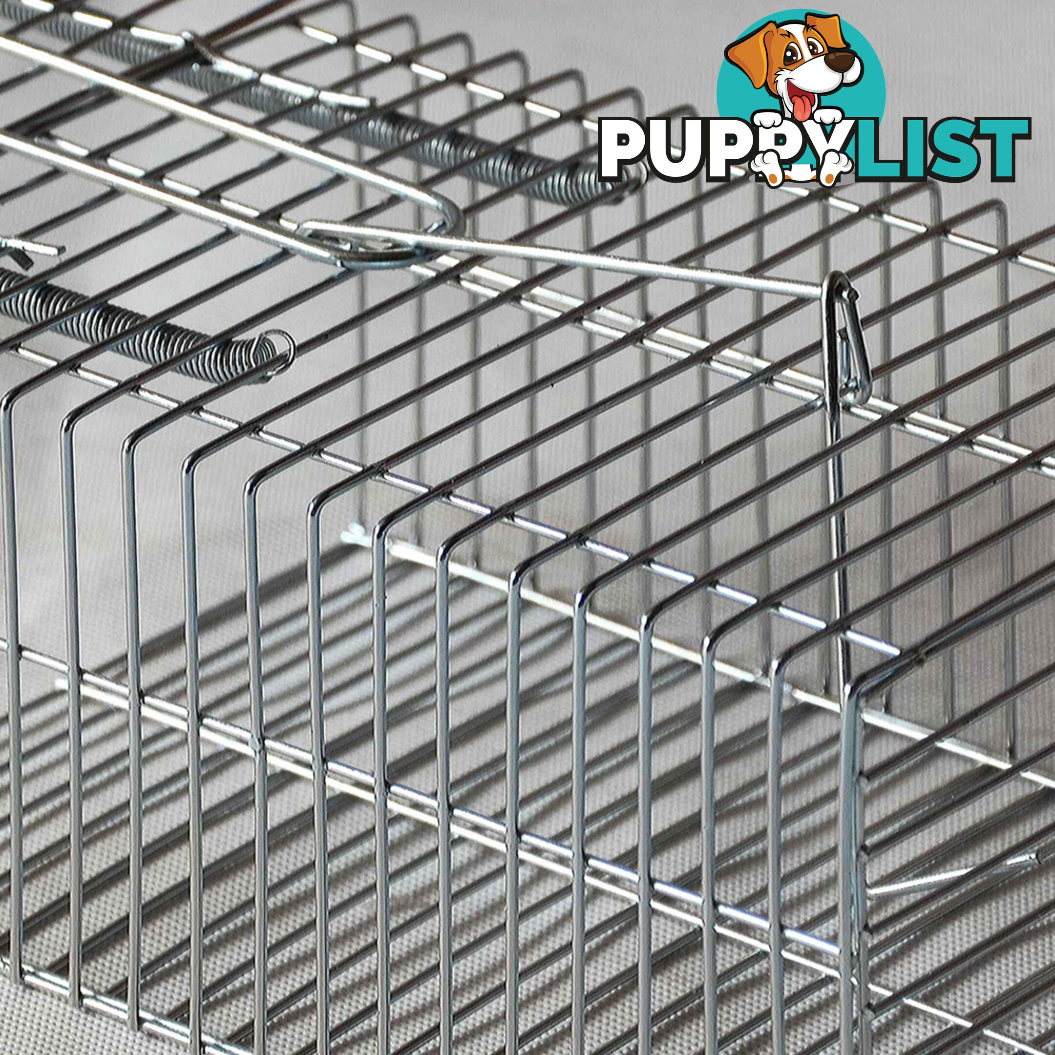 Set of 4 Humane Animal Trap Cage 23 x 15 x 10cm Silver