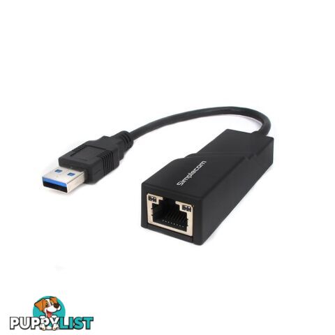 Simplecom NU301 SuperSpeed USB 3.0 to RJ45 Gigabit 1000Mbps Ethernet Network Adapter