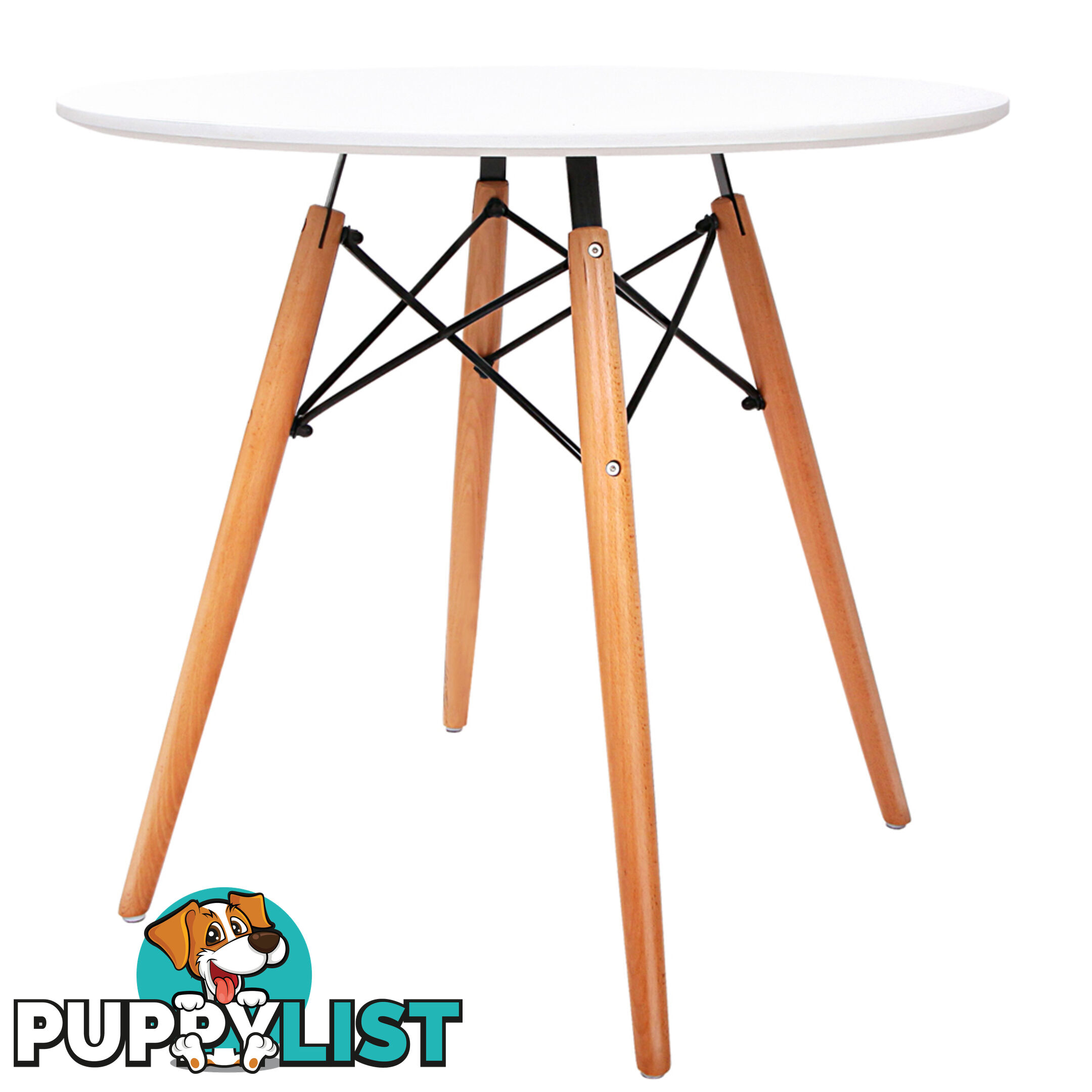 Replica Eames DSW Eiffel Dining Table White