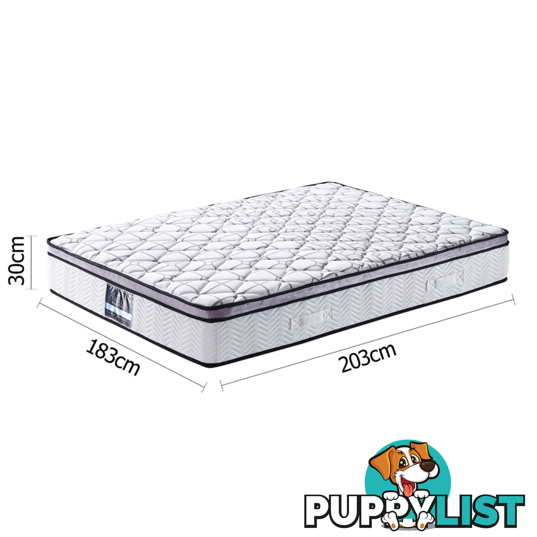 Cool Gel Memory Foam Euro Top Pocket Spring Mattress King