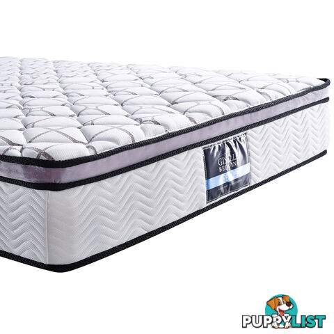 Cool Gel Memory Foam Euro Top Pocket Spring Mattress King