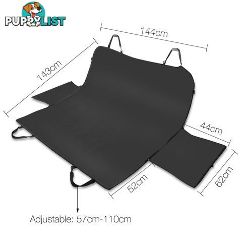 Pet Waterproof Scratchproof Car Seat Cover - Black