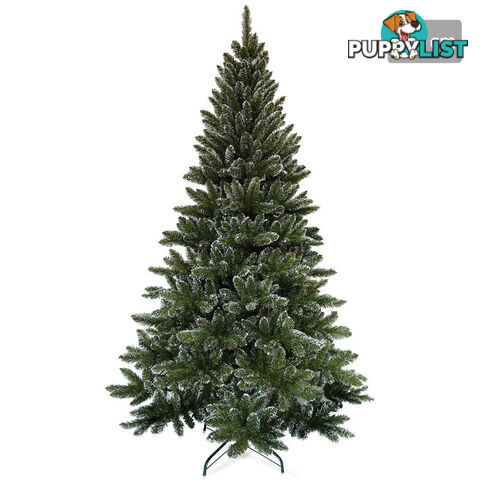 Snowy Christmas Tree 210cm Green