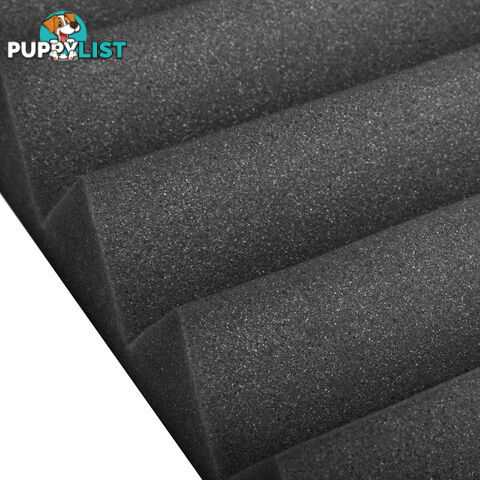 Set of 20 Studio Wedge Acoustic Foam Charcoal 30 x 30cm