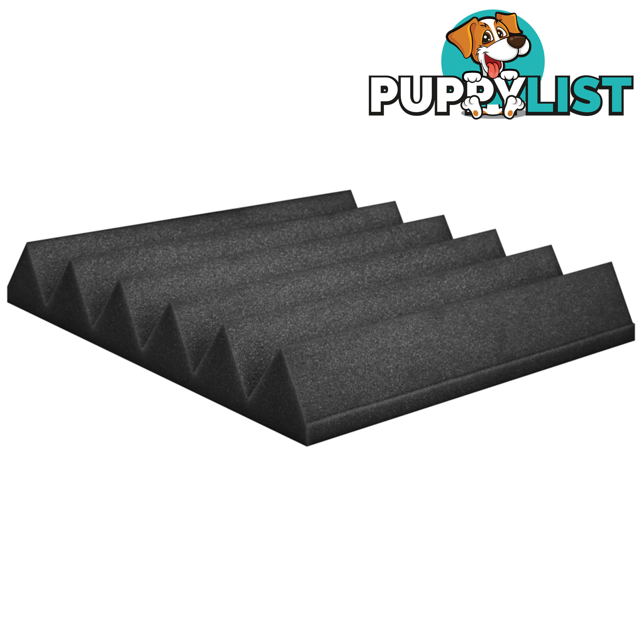 Set of 20 Studio Wedge Acoustic Foam Charcoal 30 x 30cm