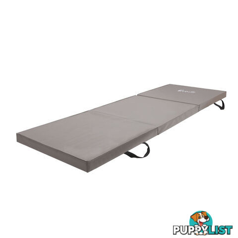 Trifold Exercise Mat Floor Grey