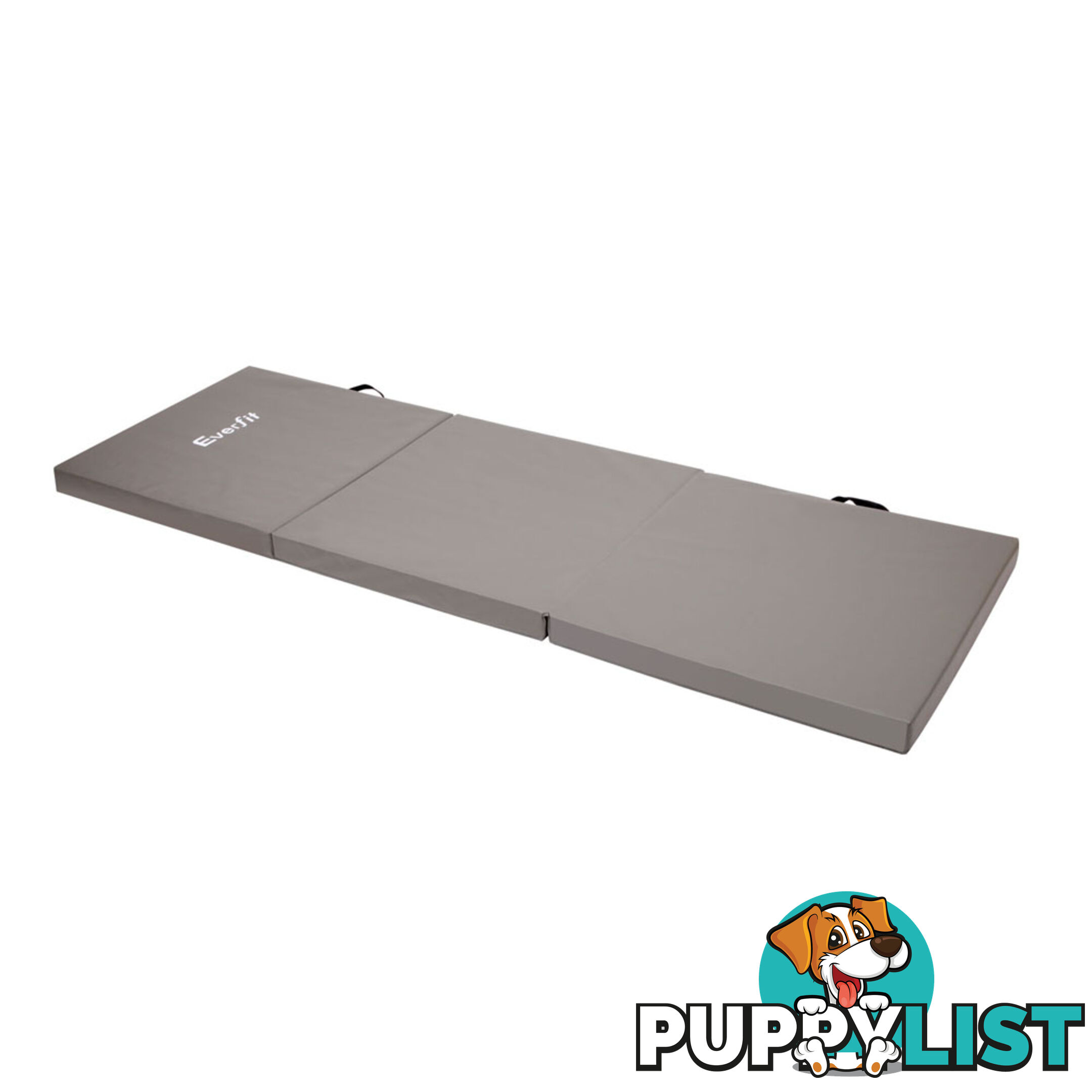 Trifold Exercise Mat Floor Grey