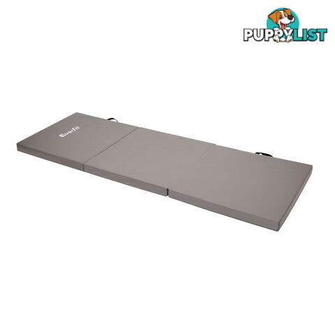 Trifold Exercise Mat Floor Grey