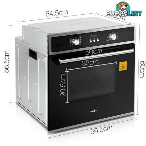 Built-in Electric Fan Forced Oven - 8 Functions