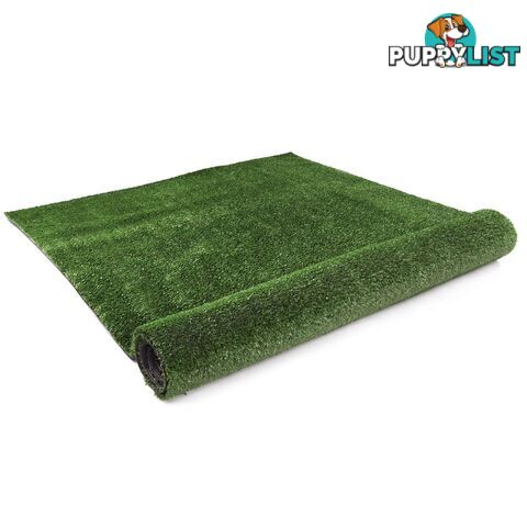 Artificial Grass 20 SQM Polypropylene Lawn Flooring 15mm Olive